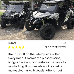 PLASTIC SHINE & PROTECT-High Gloss-Non-Greasy-Interior-Exterior