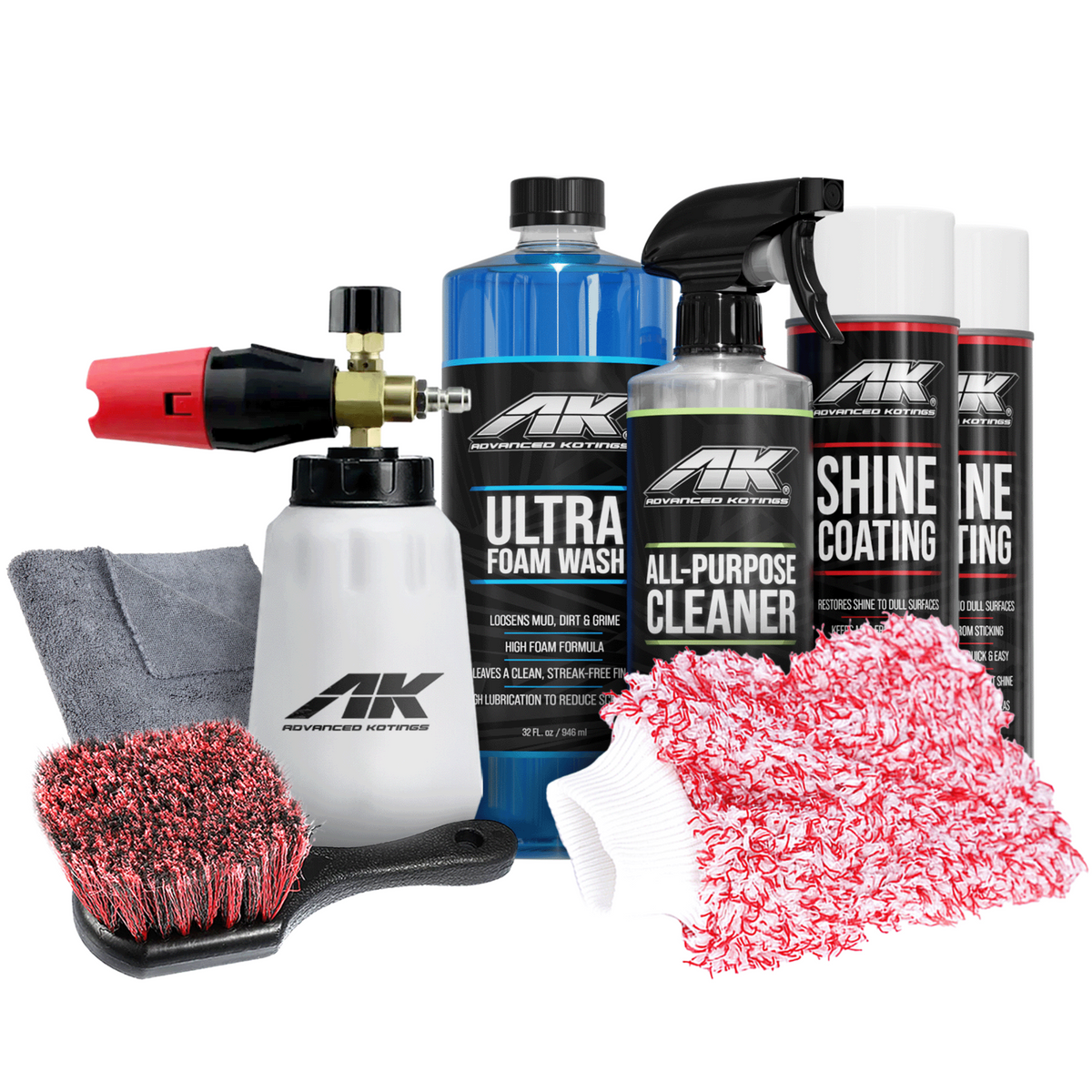 Shine Coating Deluxe Off-road Wash Kit