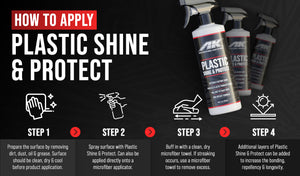 Plastic Shine & Protect 4 Pack