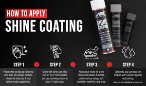 SHINE COATING-High Gloss,Wet Look-Multi Surface, Easy To Use