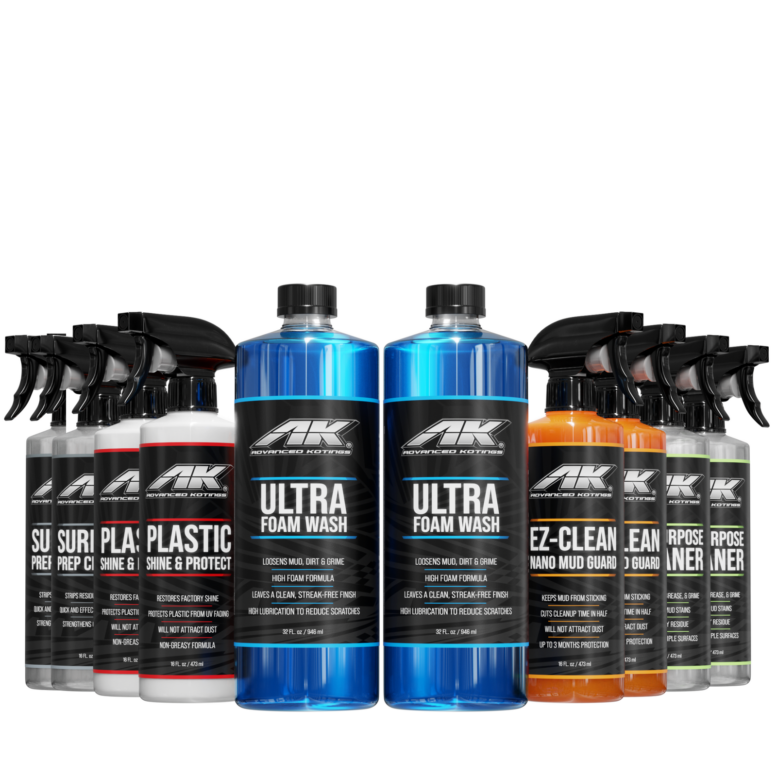 Off-Road Cleaning Kit Reload Bundle, for UTV, ATV